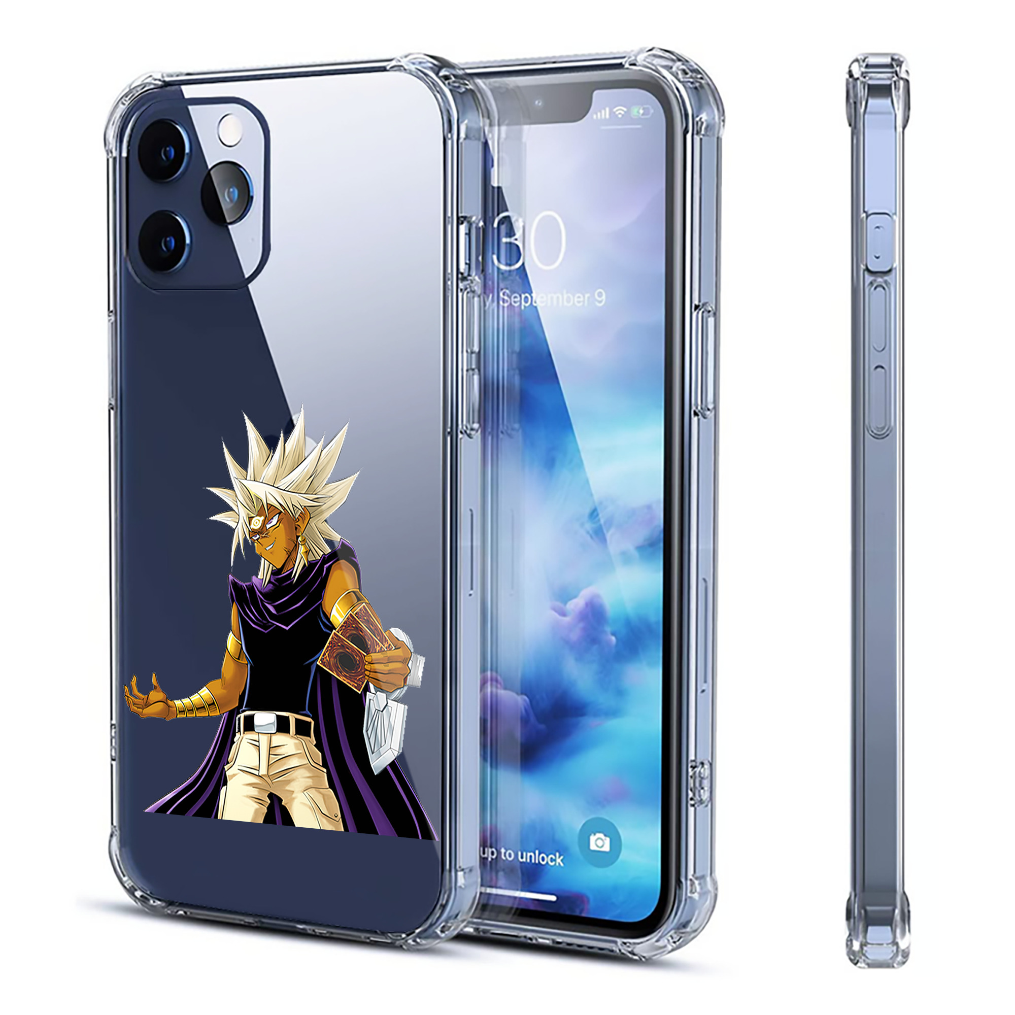 （画像用） 遊☆戯☆王 Yu-Gi-Oh! 【iPhone 12シリーズ対応】透明スマホケース（クリアソフトケース）